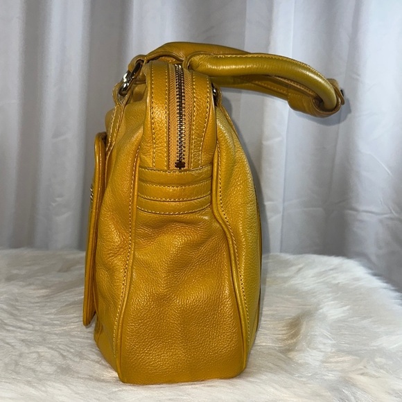 Marc By Marc Jacobs Yellow Leather Satchel - Picture 3 of 15